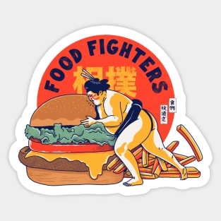 Food Fighters Sumo Sticker